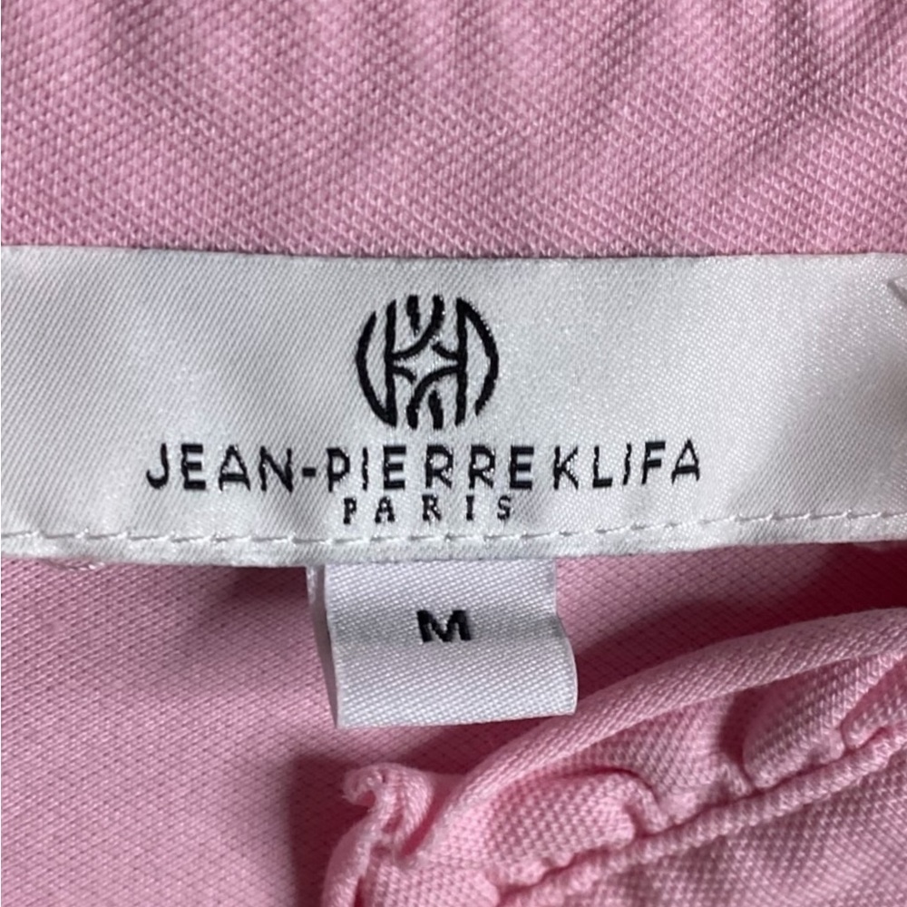 Pink Ruffled Button-Up Blouse - Picture 2 of 5